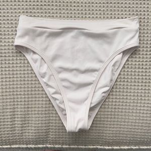 EVERYTHING BUT WATER white high waisted bottoms